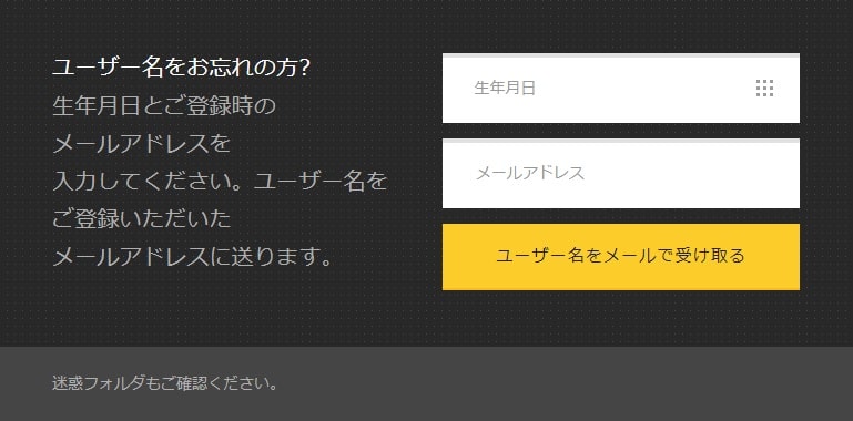 再入力メール送信