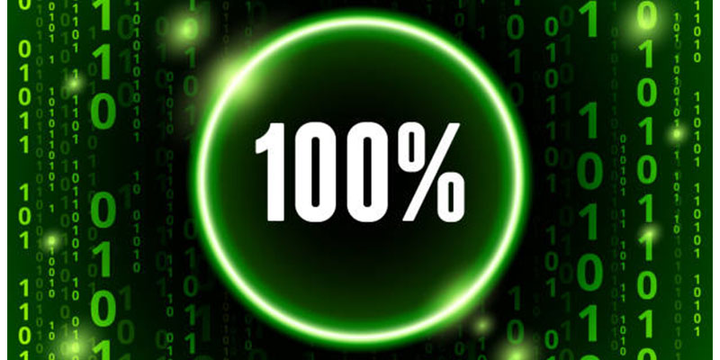 100%